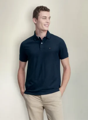 D_NQ_NP_2X_626872-MCO84410222267_052025-F Camiseta Tipo Polo Tommy Hilfiger Hombre F022 Original